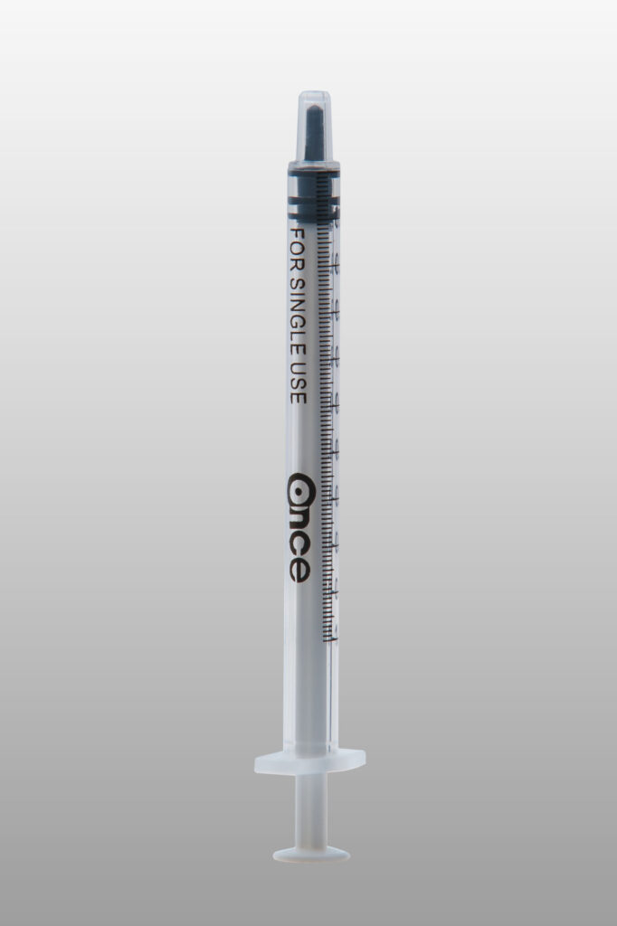 Syringe 1 ml Luer slip without needle